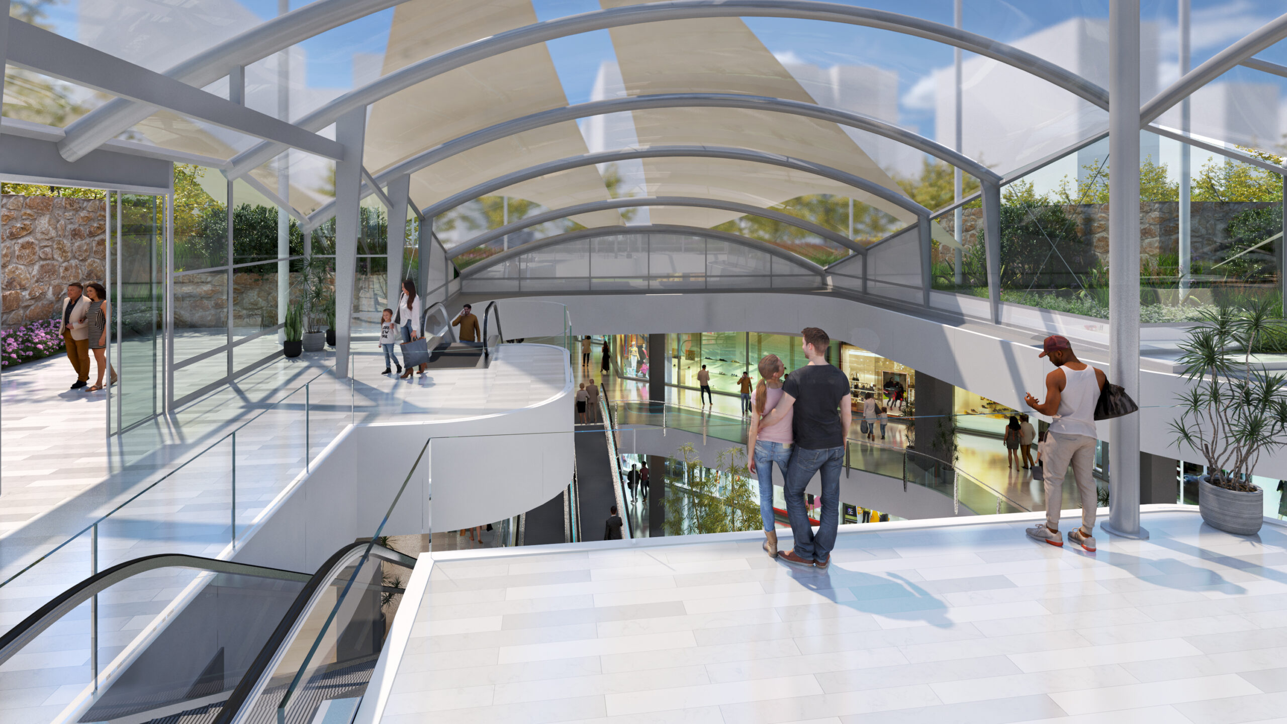 Iluminaci&oacute;n y accesibilidad en la reforma de centros comerciales